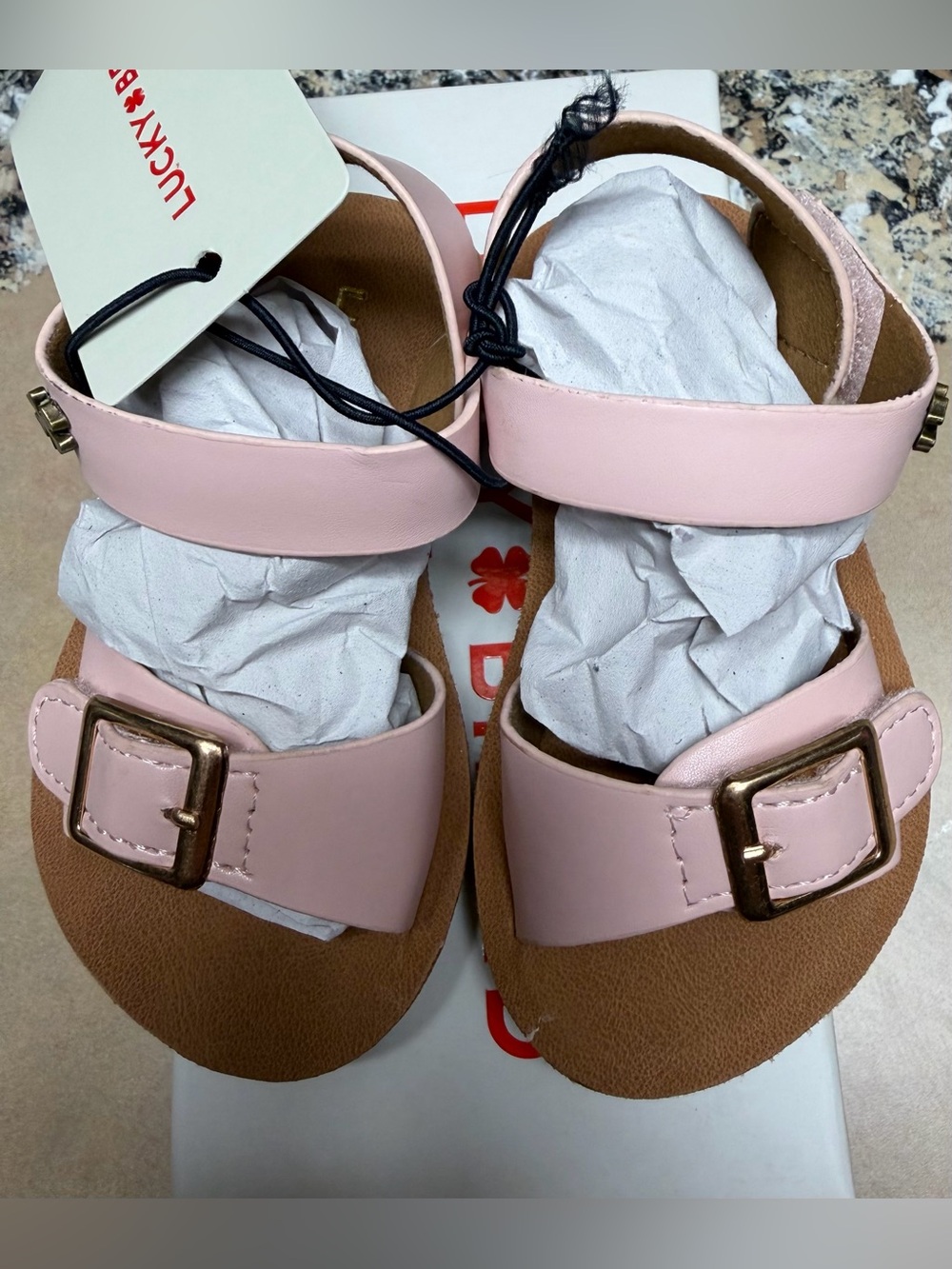 Lucky brand girls 5M sandals- new in box
